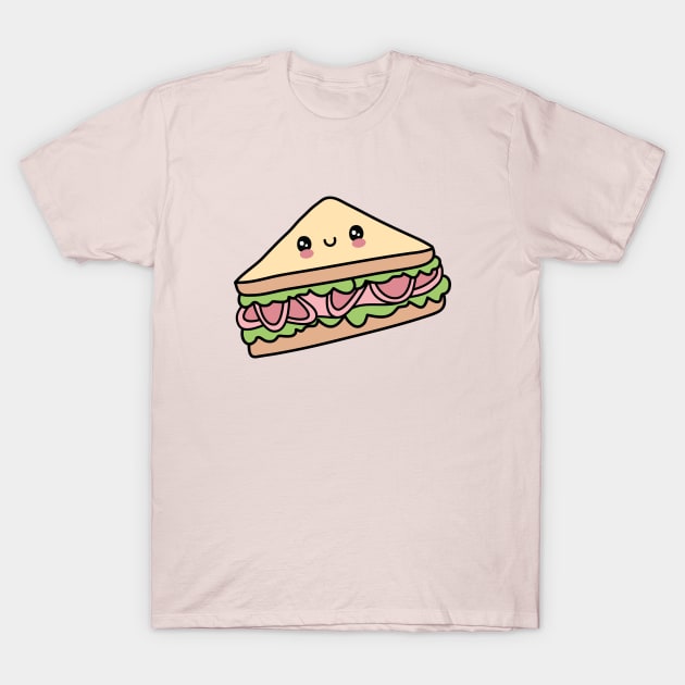 Cute Ham Sandwich T-Shirt by Spicy Memes